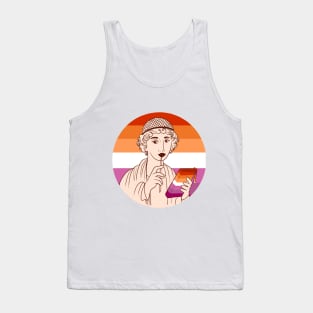 Sappho Lesbian Flag Tank Top